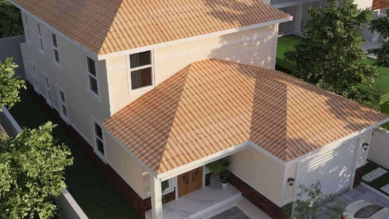 Charlesbay residences limited - 3D View showing roof